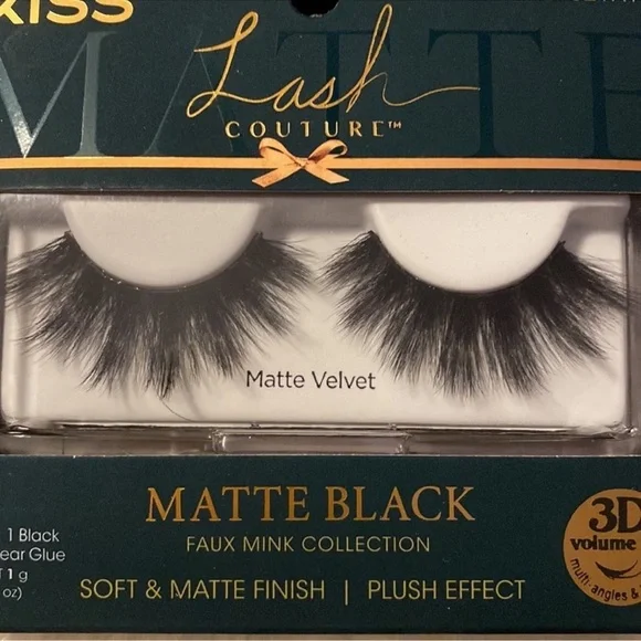 KISS Matte Black Faux Mink Lashes - Picture 2 of 4